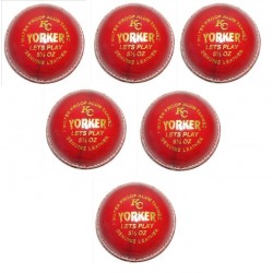 Yorker Red Leather Cricket...